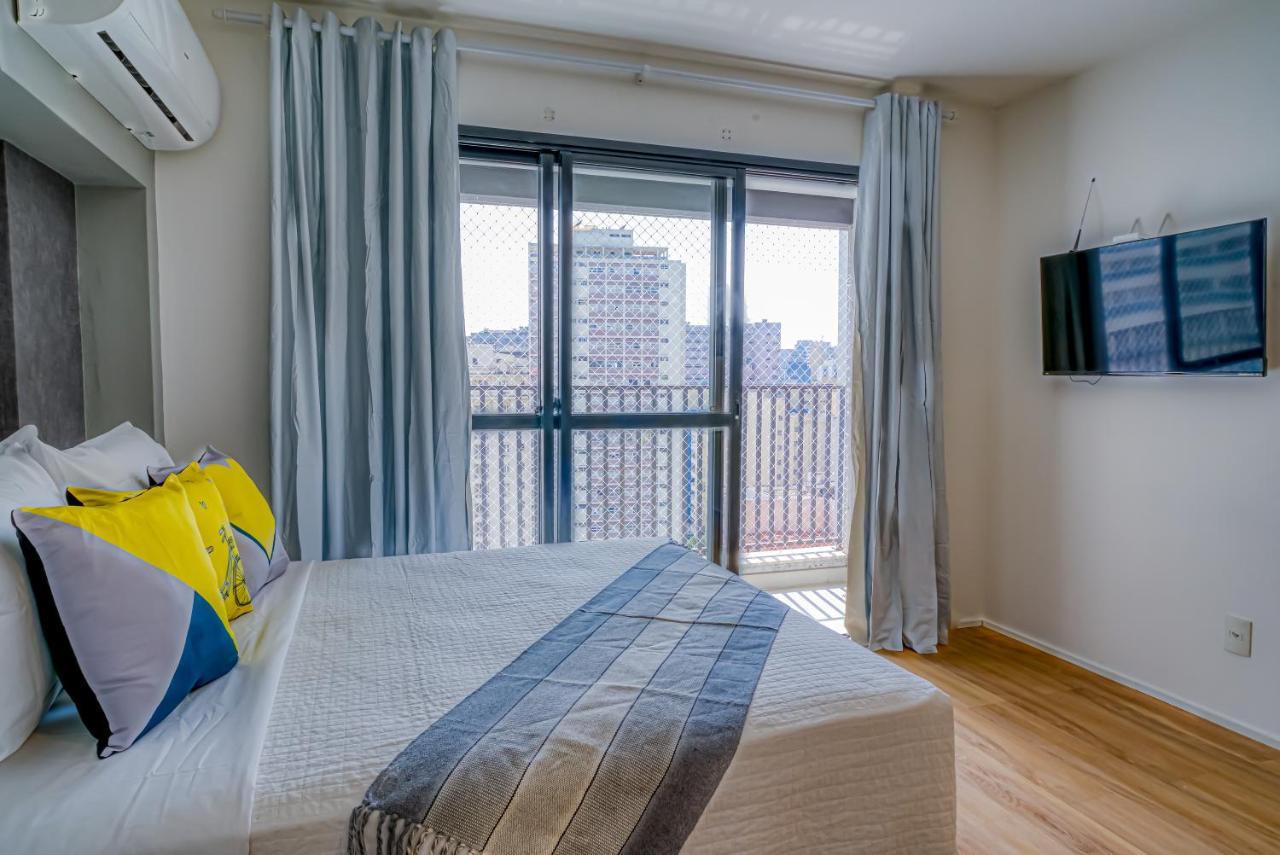 ساو باولو 360 Suites Aurora Republica - Apartamentos Mobiliados المظهر الخارجي الصورة