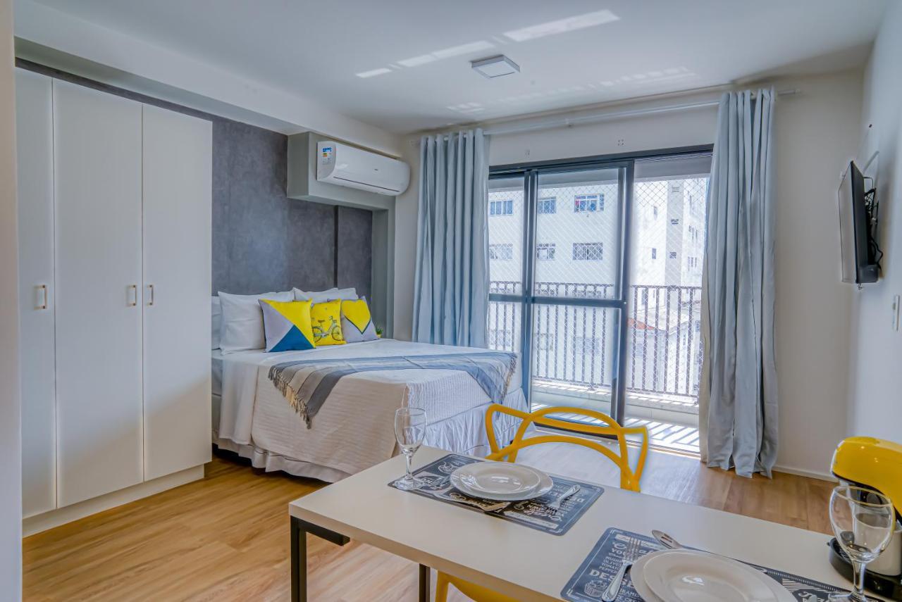 ساو باولو 360 Suites Aurora Republica - Apartamentos Mobiliados المظهر الخارجي الصورة