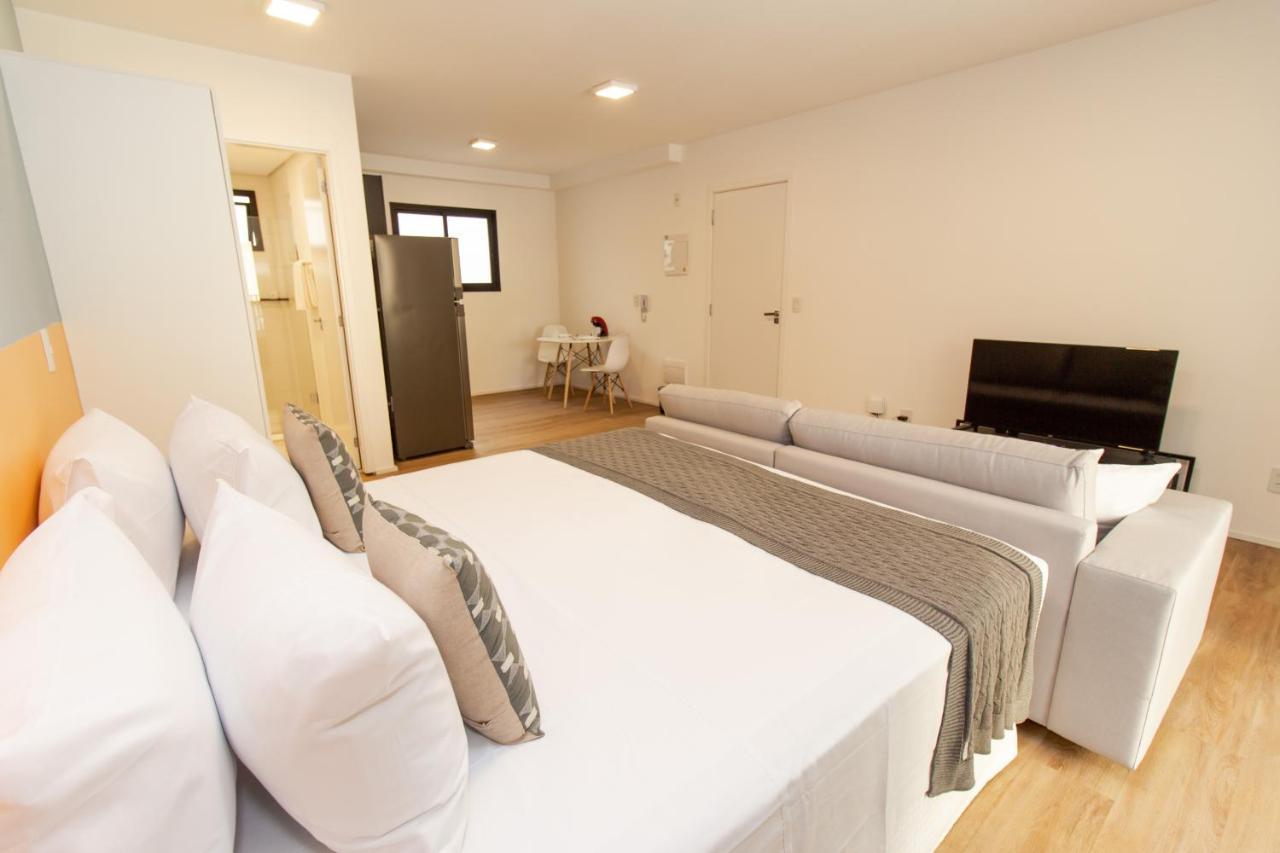 ساو باولو 360 Suites Aurora Republica - Apartamentos Mobiliados المظهر الخارجي الصورة