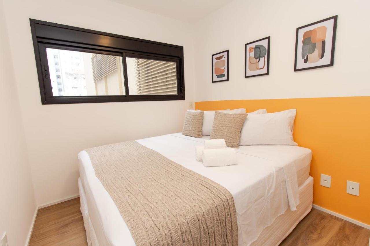 ساو باولو 360 Suites Aurora Republica - Apartamentos Mobiliados المظهر الخارجي الصورة