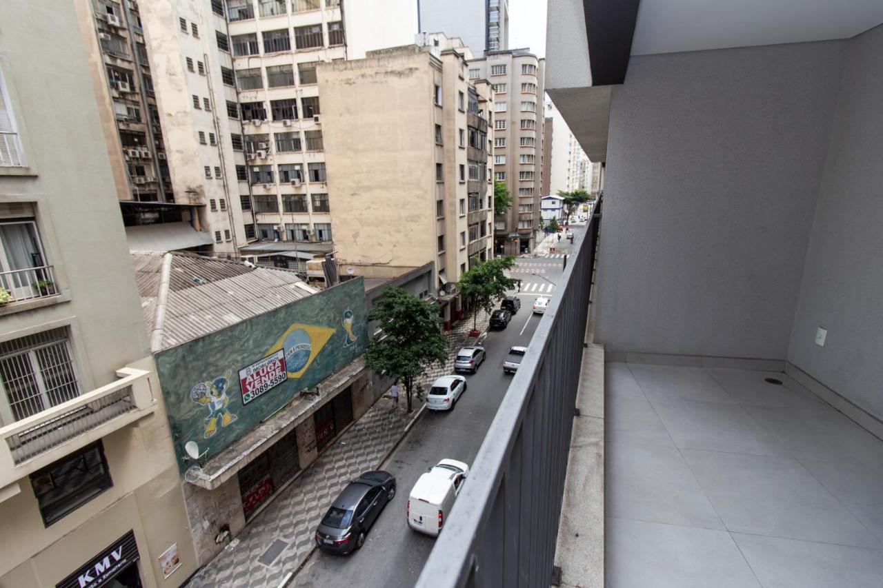 ساو باولو 360 Suites Aurora Republica - Apartamentos Mobiliados المظهر الخارجي الصورة